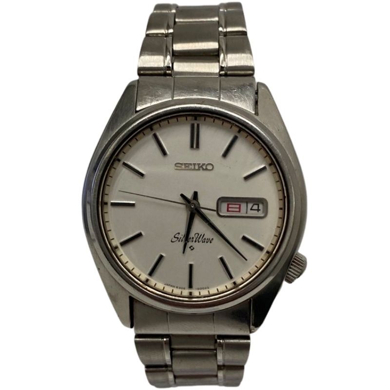 SEIKO セイコー Silver Wave シルバーウェーブ 6306-8000 腕時計メンズ 自動巻き ホワイト文字盤 動作品 32511K235