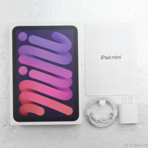 中古品〕 iPad mini 第6世代 64GB パープル MK7R3J／A Wi-Fi【344
