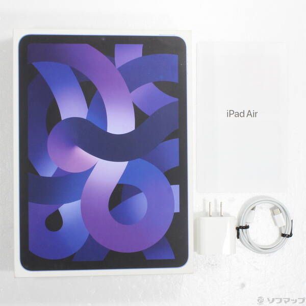  〔 品〕 iPad Air 第5世代 64 GB パープル MME 23 J A Wi Fi 198 iPad本体 タブレット