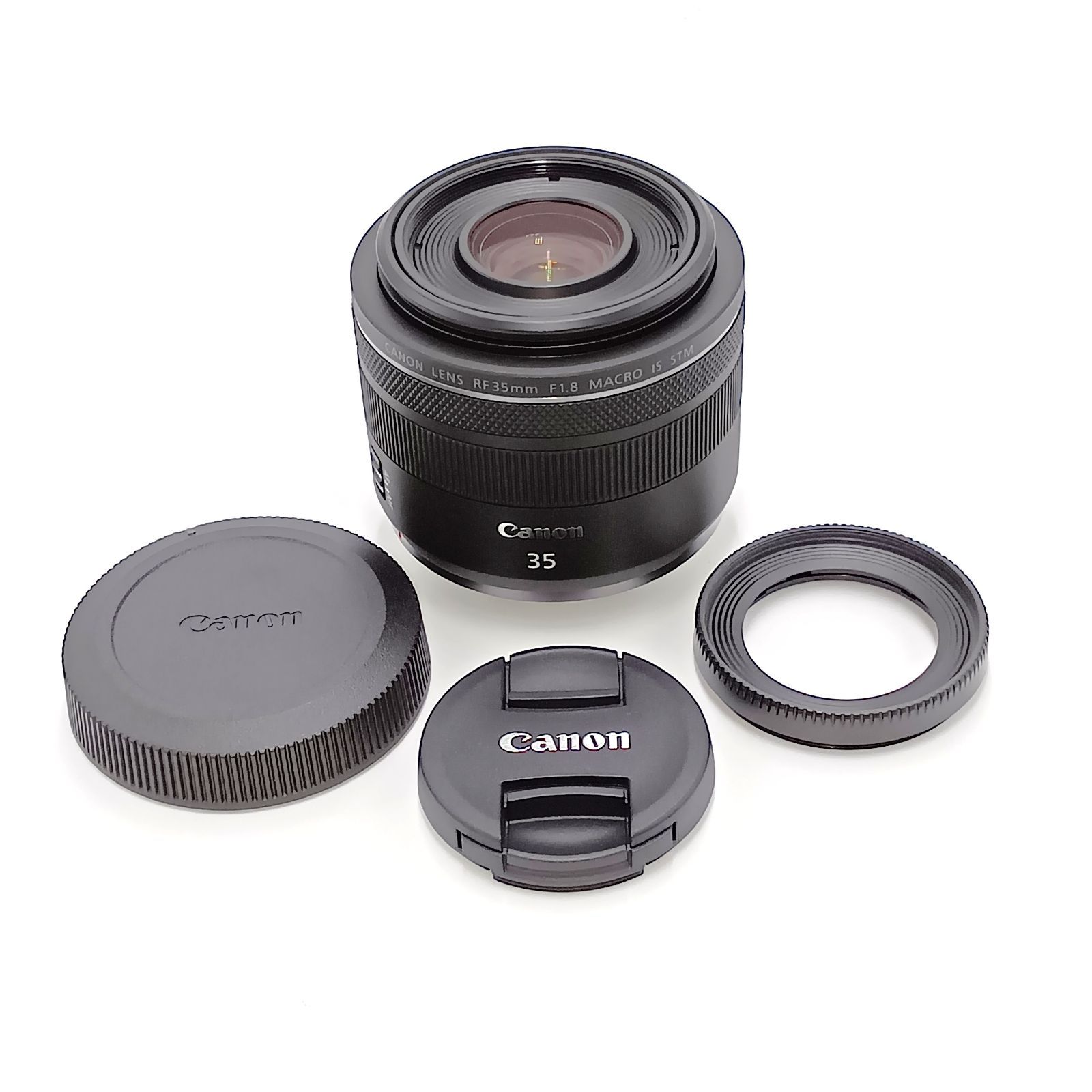 フジヤカメラ Canon RF35mm F1.8 MACRO IS STM 別売フードEW-25付き Serial 5475000444