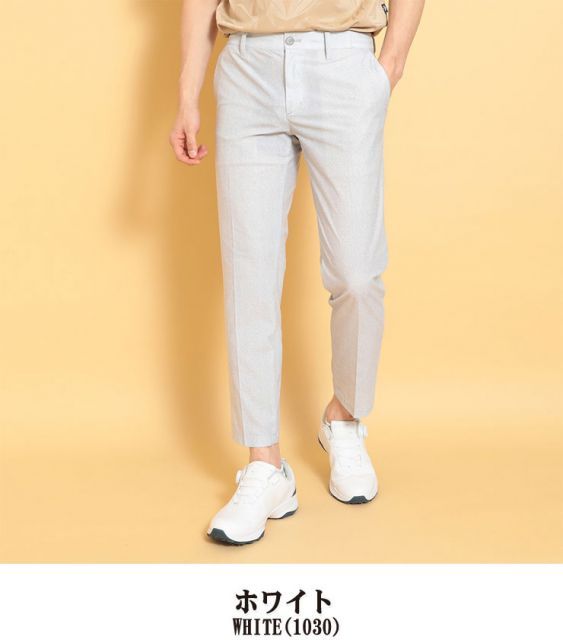 種類11：ネイビー(1120)/4L キャロウェイ かざあなメッシュ メランジプリント ロングパンツ ゴルフウェア メンズ 2025年春夏モデル S-4L C25126110 