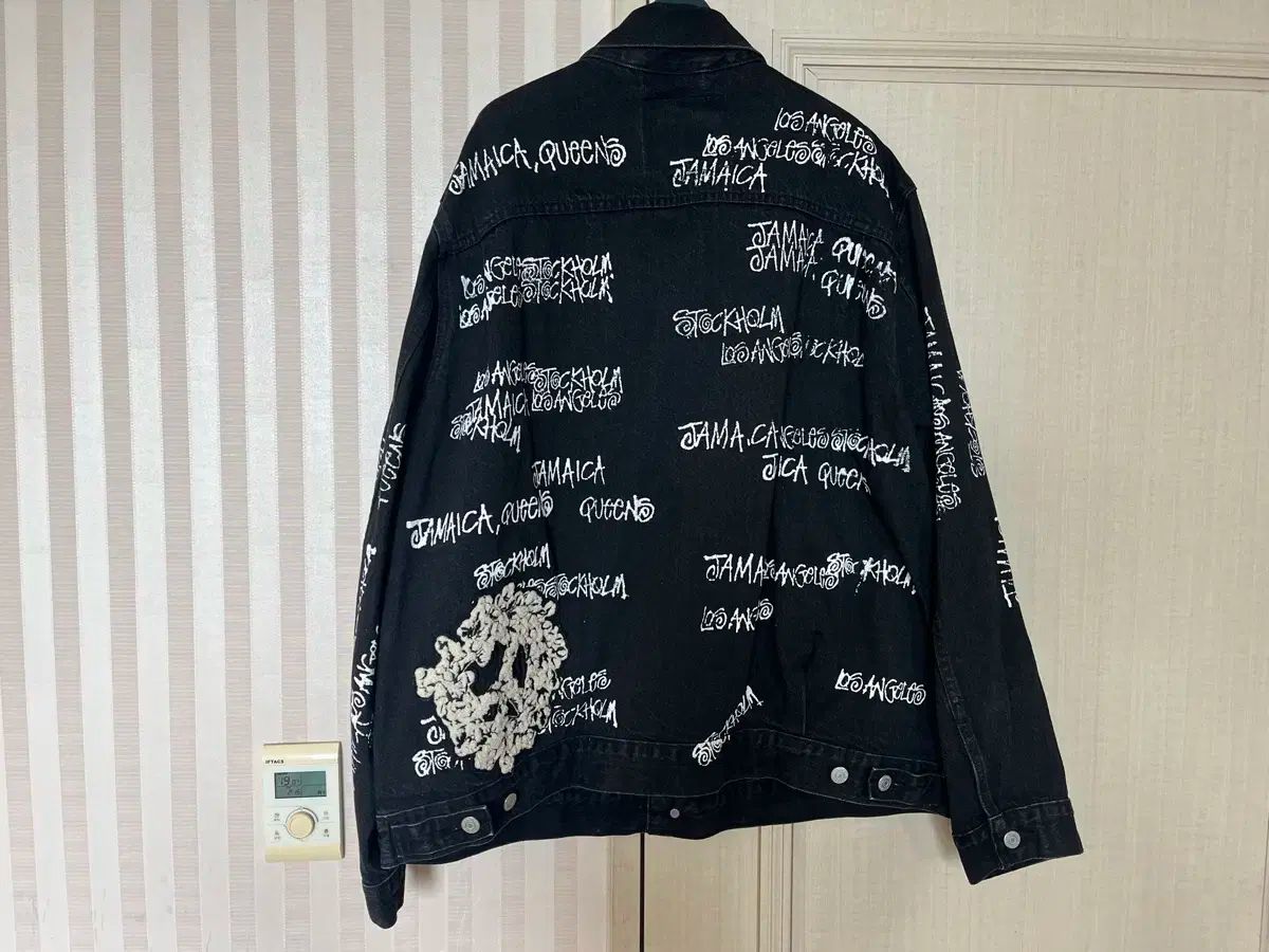 STUSSY X OUR LEGACY X デニム LOVE YOURSELF 轉 Tear ジャケット XL