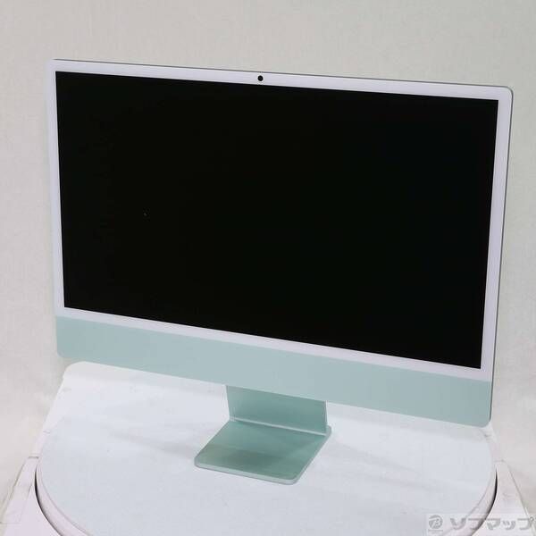 〔 〕 iMac 24-inch Late-2025 MWUE3J A Apple M4 8コアCPU_8コアGPU 16GB SSD256GB グリーン 〔15.7 Sequoia〕 262