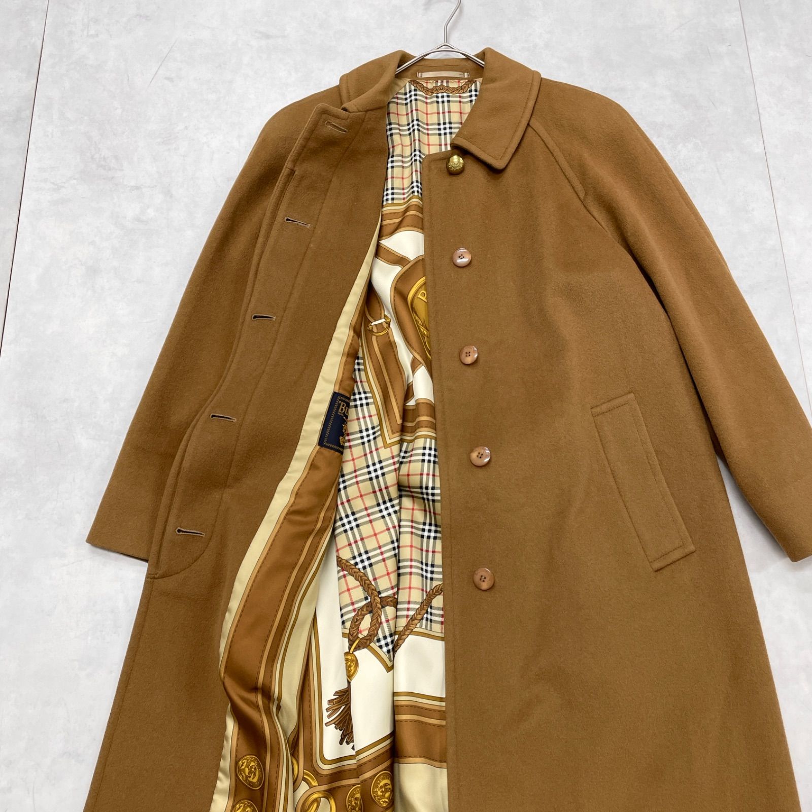Burberrys' バーバリー ロングコート 金ボタン ベルト 裏地ノバ