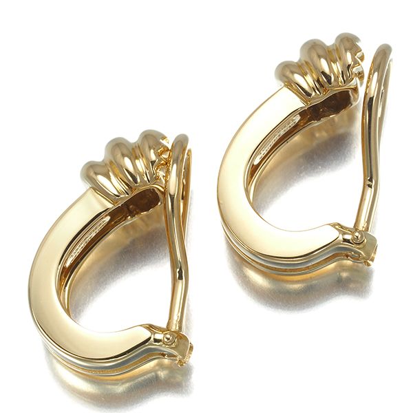 ティファニー イヤリング グルーブドウィズ K18YG #174957 大幅値下げ