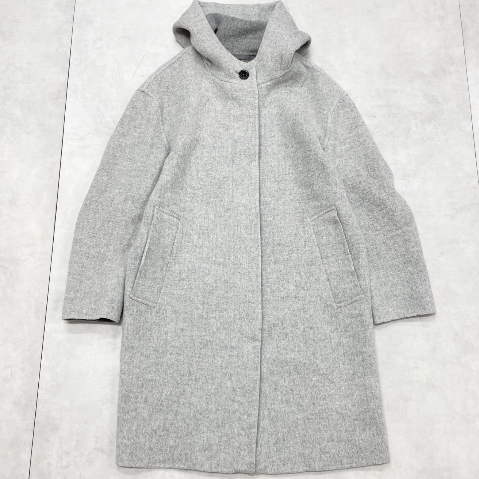 MACKINTOSH LONDON ウール フード付 コート　グレー　36 中古・古着通販】MACKINTOSH LONDON (マッキントッシュ ロンドン