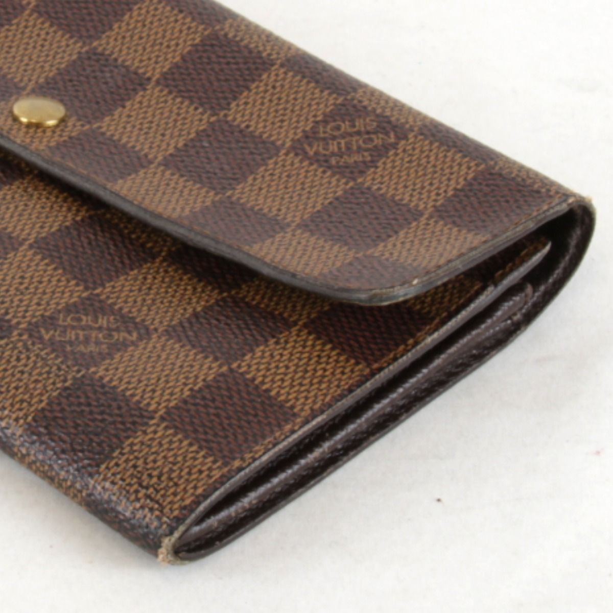  ルイ ヴィトン ポシェット ポルトモネ クレディ N 61724 長財布 ダミエキャンバス ブラウン その他 小物