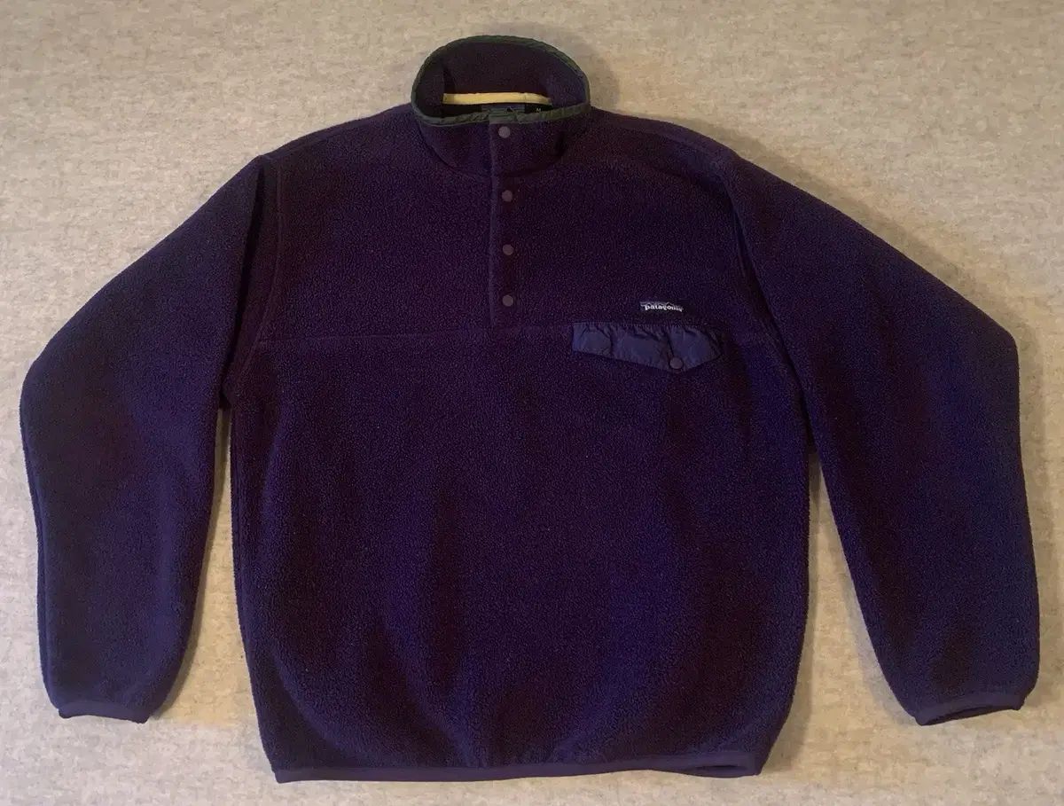 01FW パタゴニア シンチラ スナップ-T フリース プルオーバー パープル