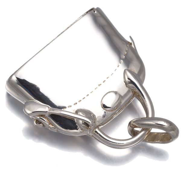 エルメス ペンダントトップ ボリード バッグ ロケット シルバー 925 175749 大幅 げ品