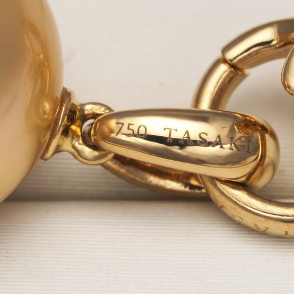 タサキ　ゴールデンパール 10ミリ ペンダントトップ　K18 ダイヤモンド タサキ ゴールデンパール 10ミリ ペンダントトップ K18 ダイヤモンド