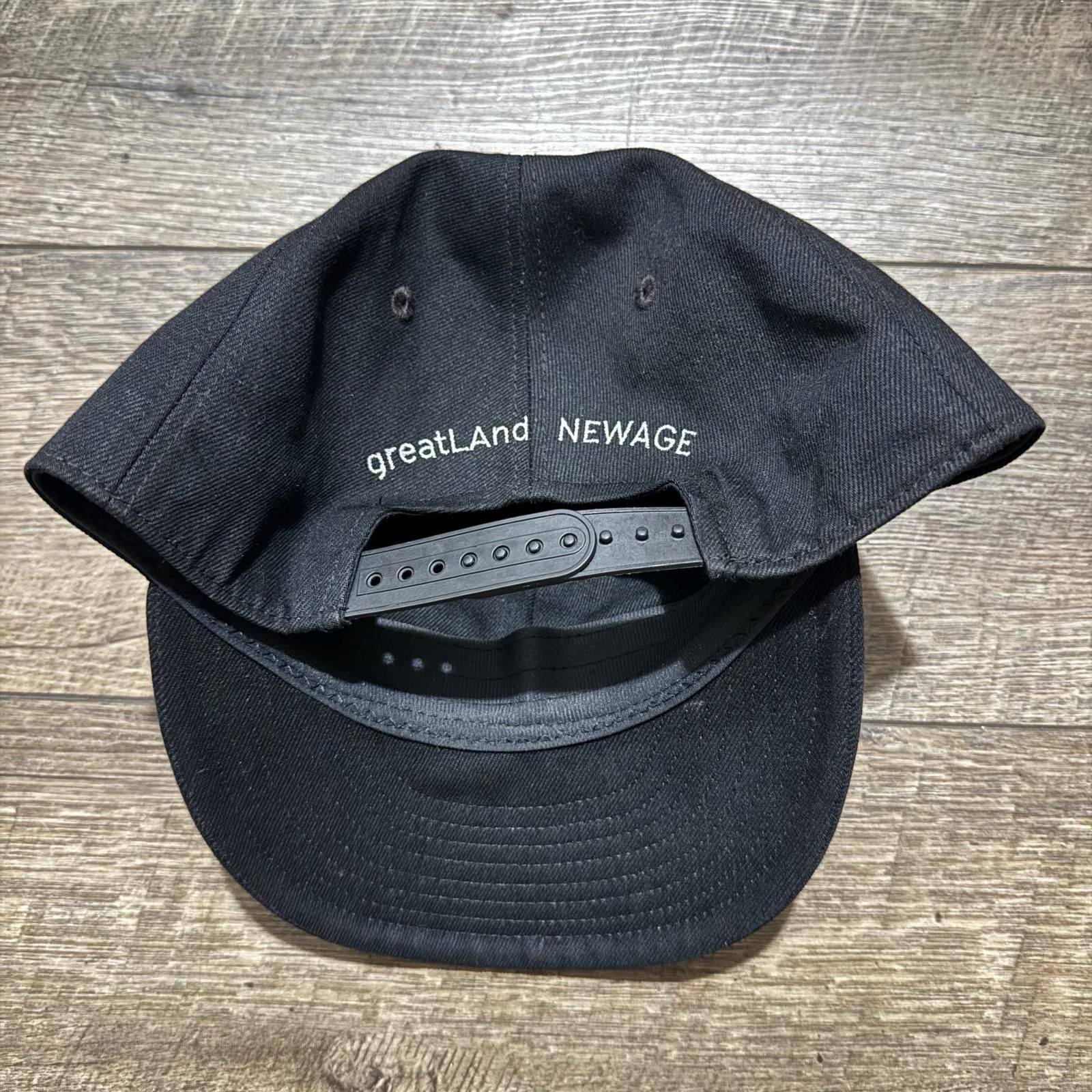 greatLAnd SADE lovers cap キャップ グレートランド ブラック F