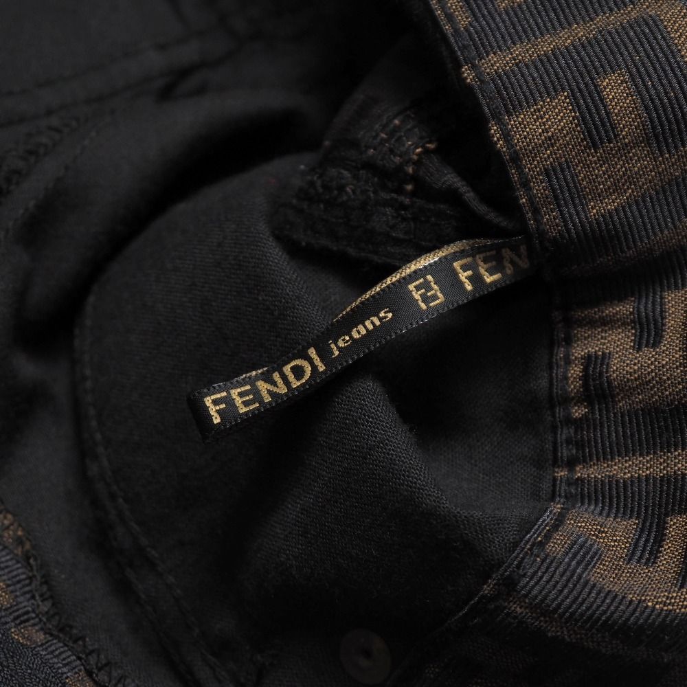 □美品□FENDI フェンディ ヴィンテージ スカート サイズ42 ズッカ柄