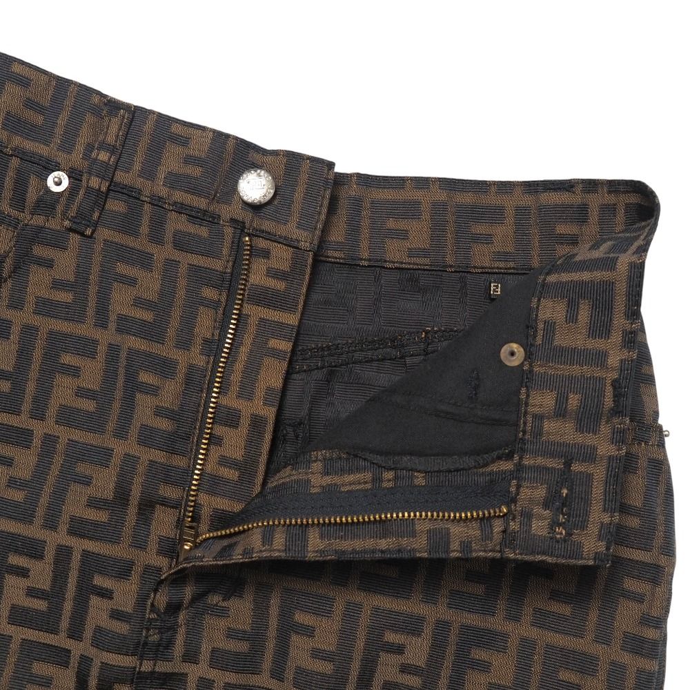 □美品□FENDI フェンディ ヴィンテージ スカート サイズ42 ズッカ柄