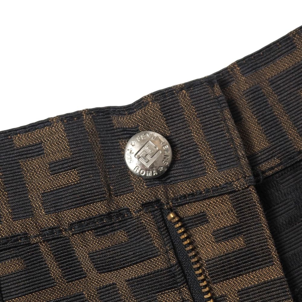 □美品□FENDI フェンディ ヴィンテージ スカート サイズ42 ズッカ柄