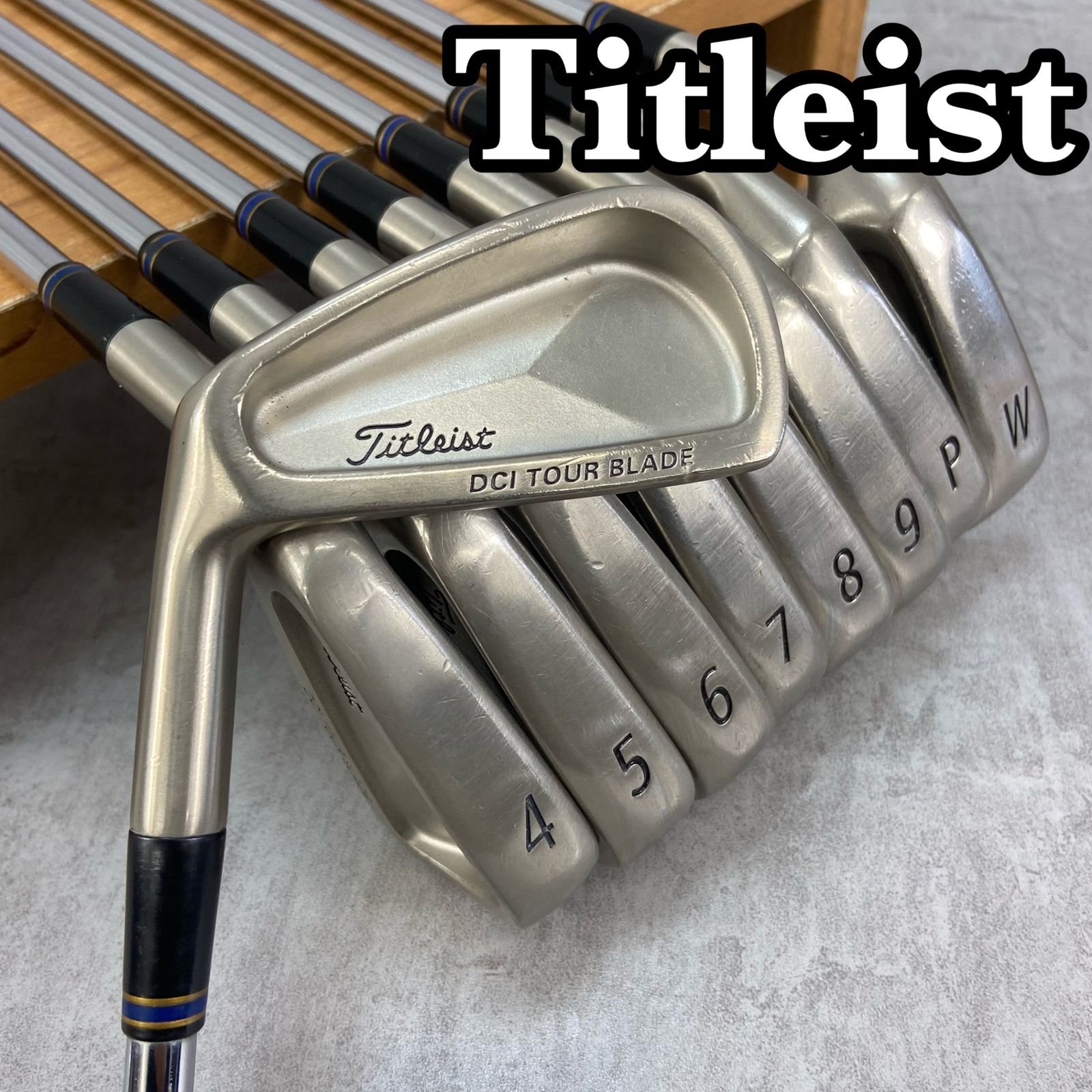 レフティー タイトリスト DCI ツアーブレード メンズゴルフ アイアンセット 9本 5.5 左利き用 Titleist TOUR BLADE