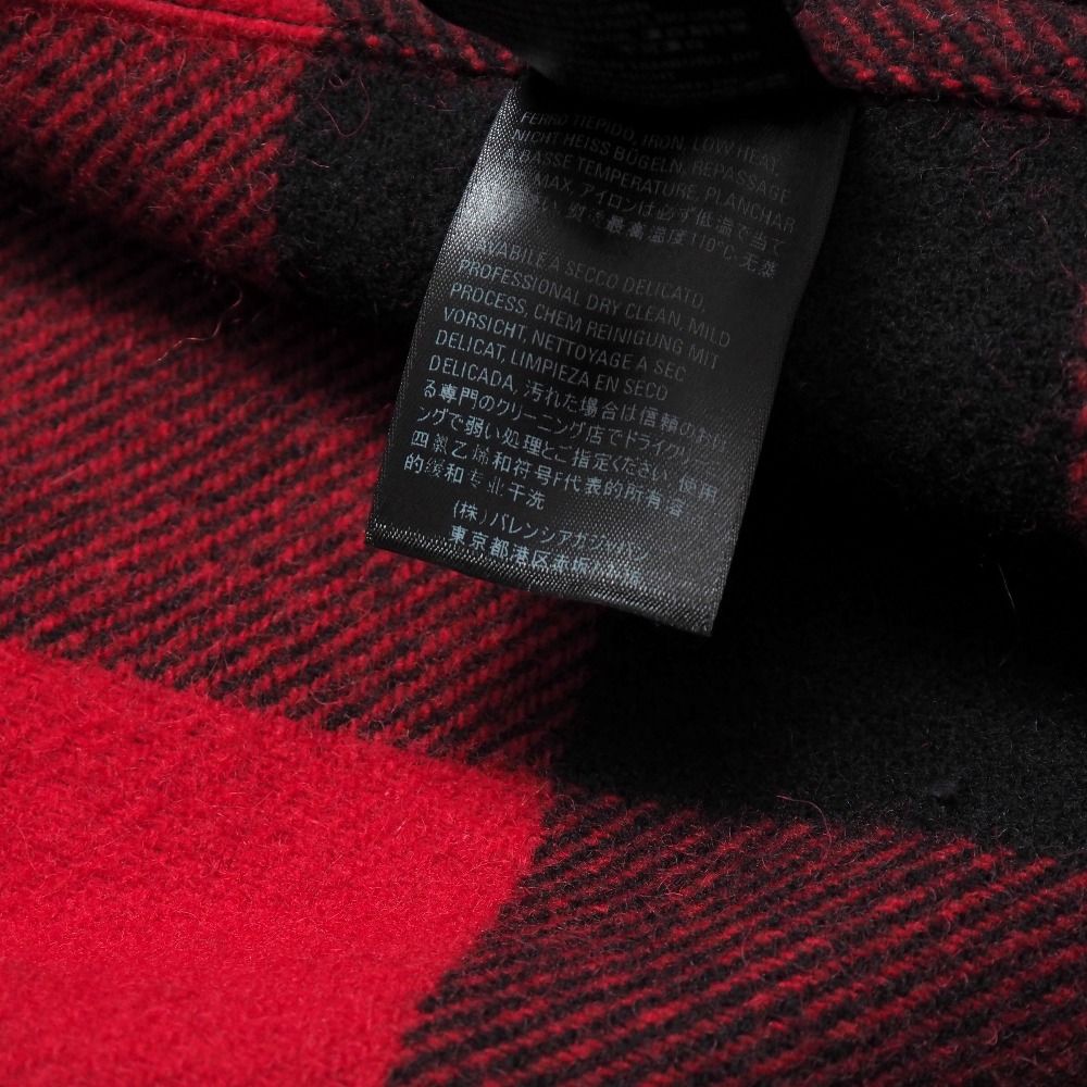□未使用品□BALENCIAGA バレンシアガ コート サイズL チェック  