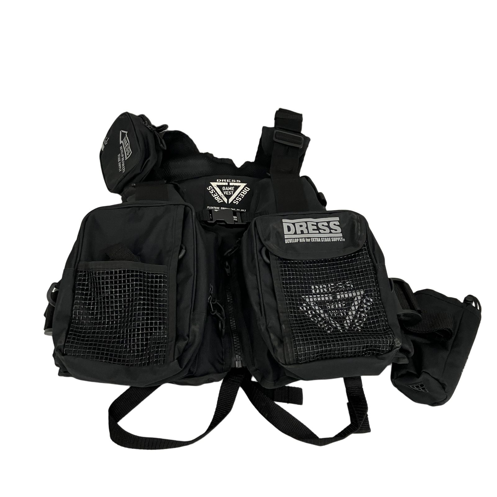 DRESS GAME VEST ライフジャケット フローティングベスト フィッシングベスト ポケット 高い収納力 S10629724