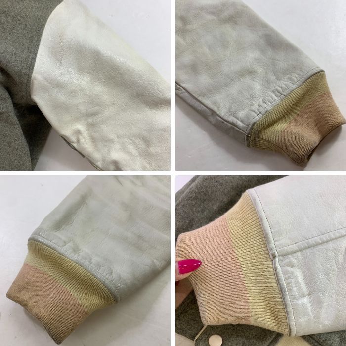 04w5265▽※【中古】PHENOMENON フェノメノン スタジャン 袖レザー