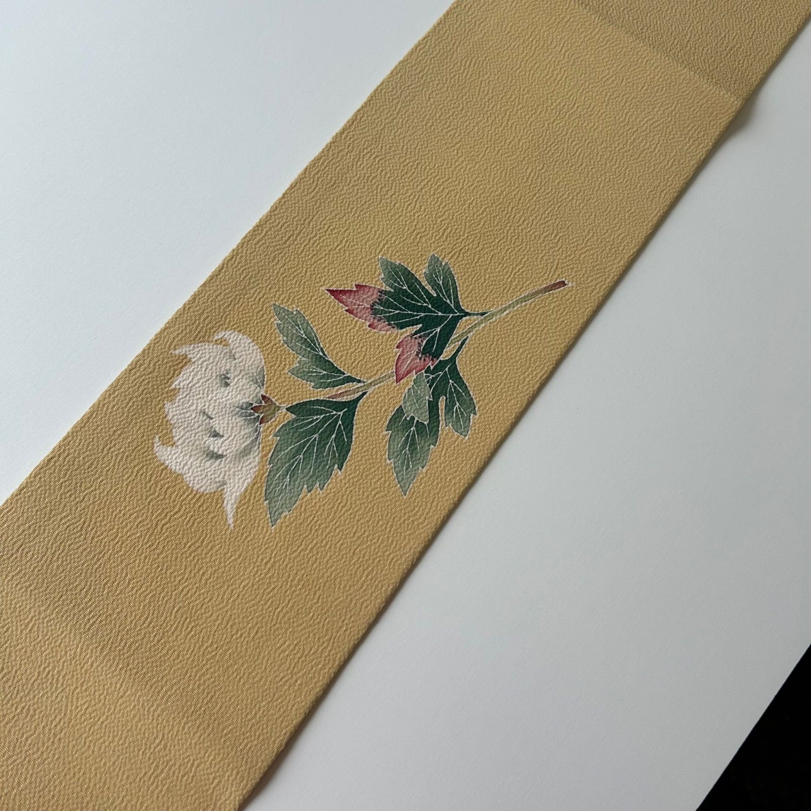 正絹 作家物 縮緬 名古屋帯 松【竹星】 正絹 名古屋帯 着物 秀美 