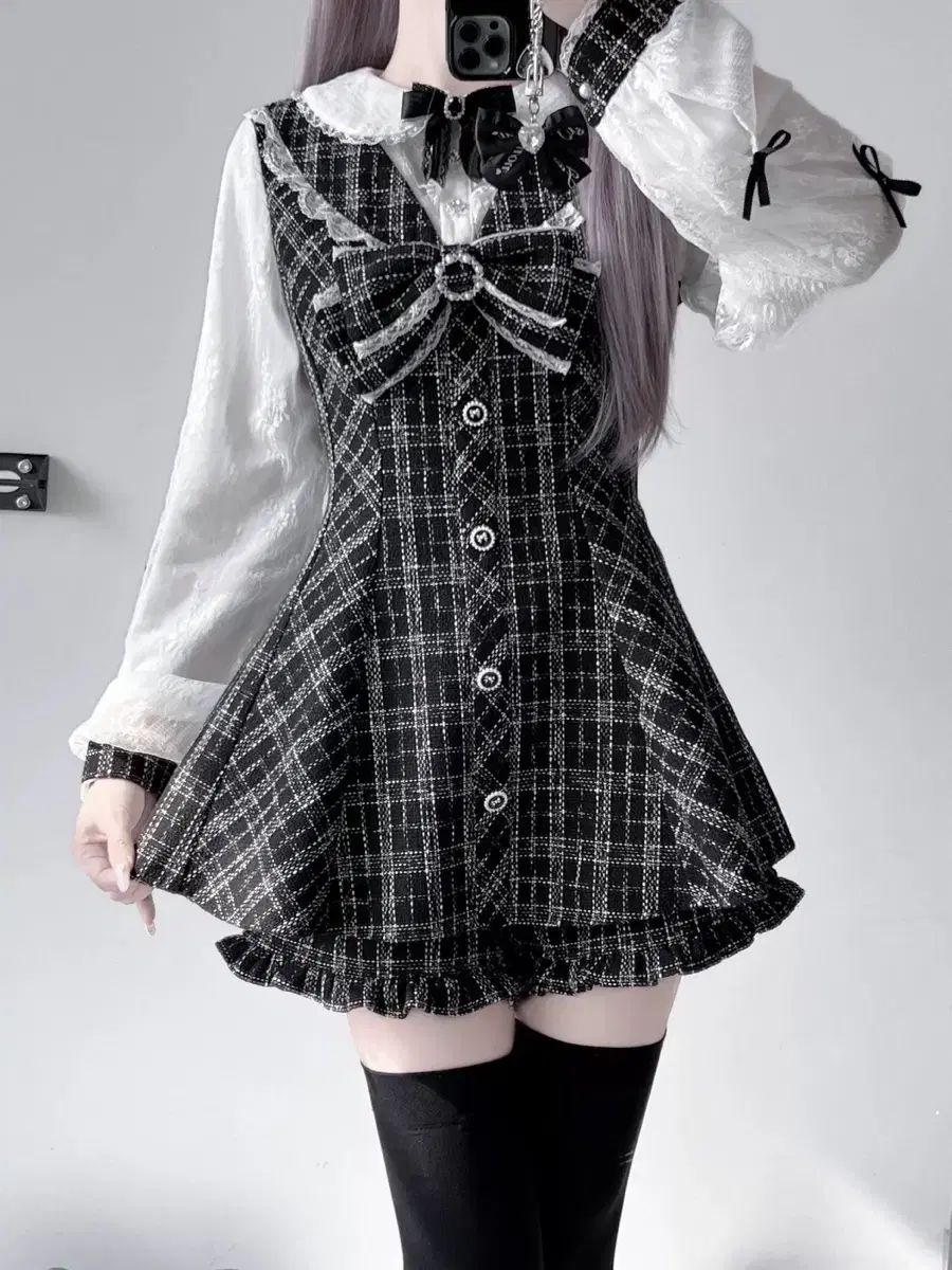 量産型 地雷系 セット 長袖 ONE PIECE