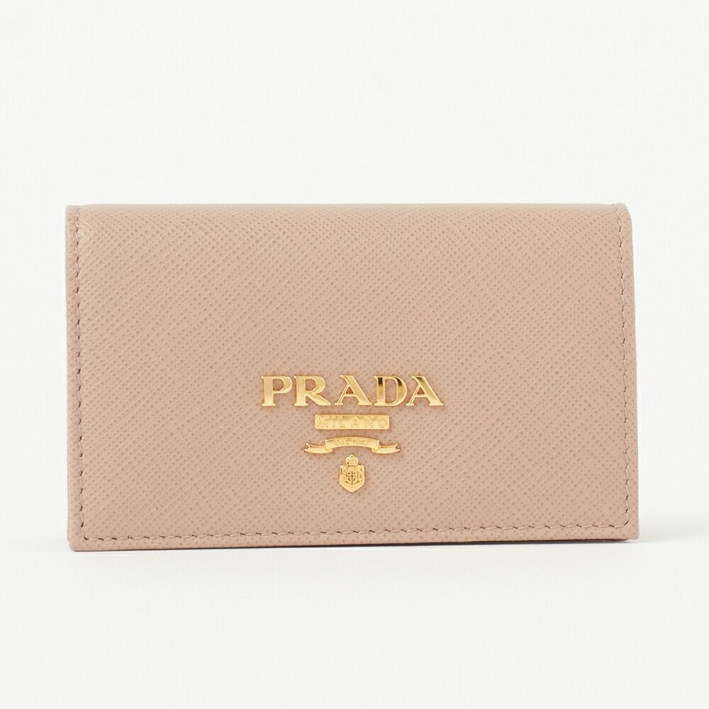 プラダ カードケース SAFFIANO METAL 1MC122 QWA ベージュ系 F0236 CIPRIA PRADA お取り寄せ