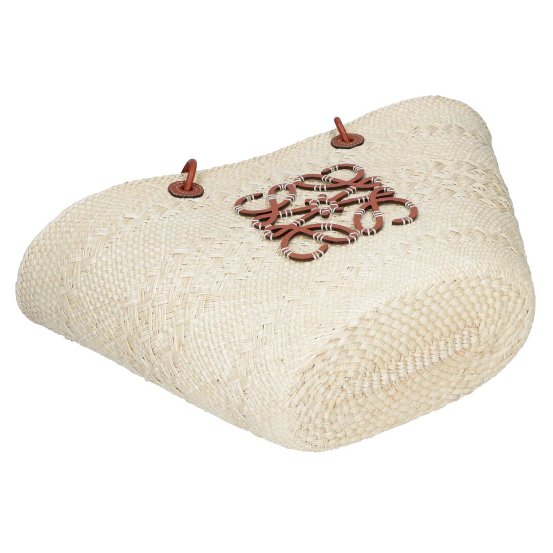  ロエベ LOEWE かごバッグ バスケットバッグ アナグラム ベージュ系 2435 NATURALE TAN ギフト不可 お取り寄せ かごバッグ バッグ