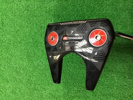 オデッセイ O WORKS 7 34インチ USA パター PT スチール フレックスその他 メンズ 男性用 右利き 右用 Cランク ゴルフクラブ