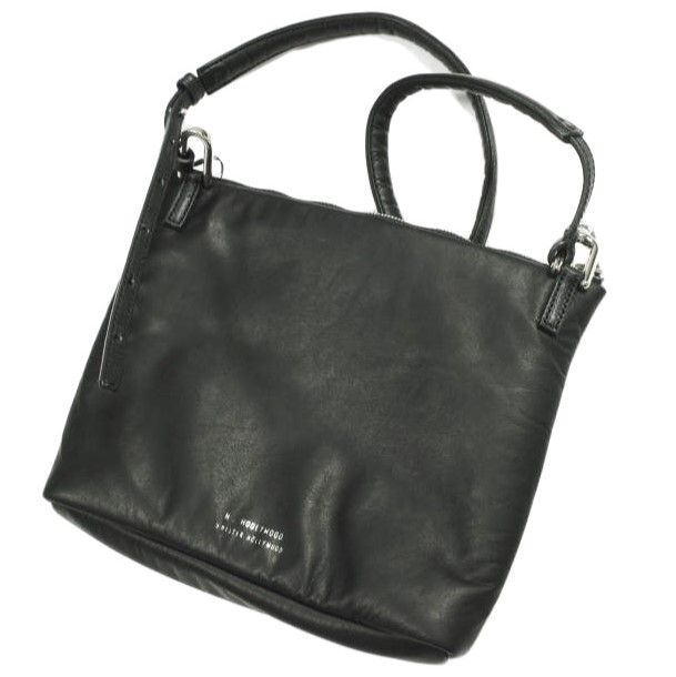 N.HOOLYWOOD COMPILE LINE エヌハリウッド ミスターハリウッド コンパイルライン 25AW SHOULDER BAG カウレザー ショルダーバッグ 2252-AC08 peg BLACK カバン g24192