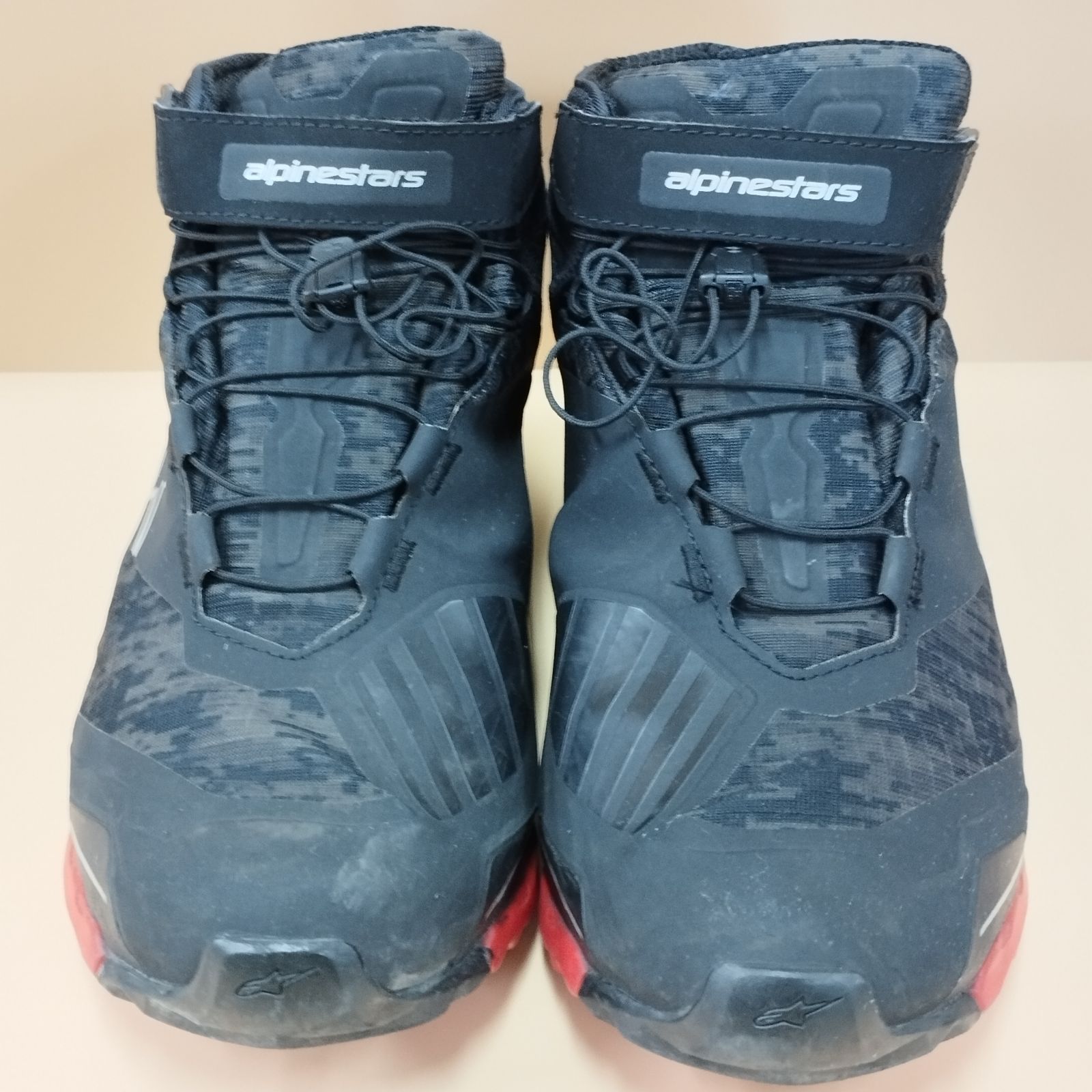 D29435 alpinestars バイクシューズ ブラック カモフラージュ 26cm