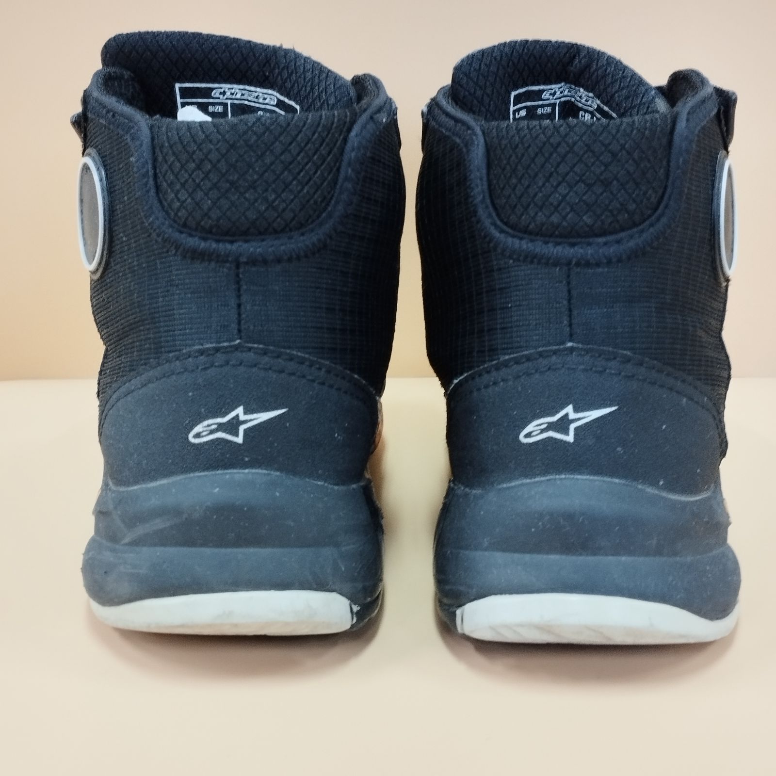 D29435】alpinestars バイクシューズ ブラック/カモフラージュ 26cm