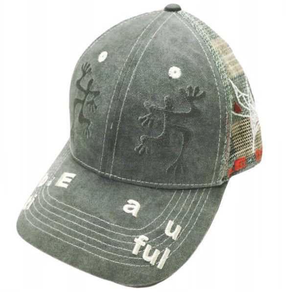 b.Eautiful ビューティフル Biyu Friends Trucker Hat 6パネルメッシュキャップ Free Gray スナップバック 帽子 g 24122