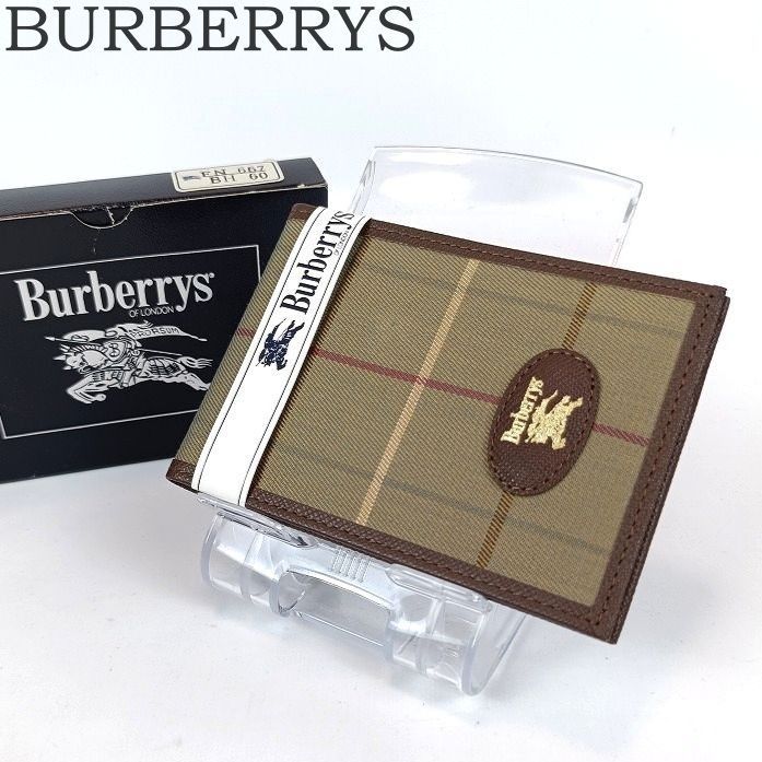 未使用 BURBERRYS バーバリーズ カードケース パスケース ブラウン