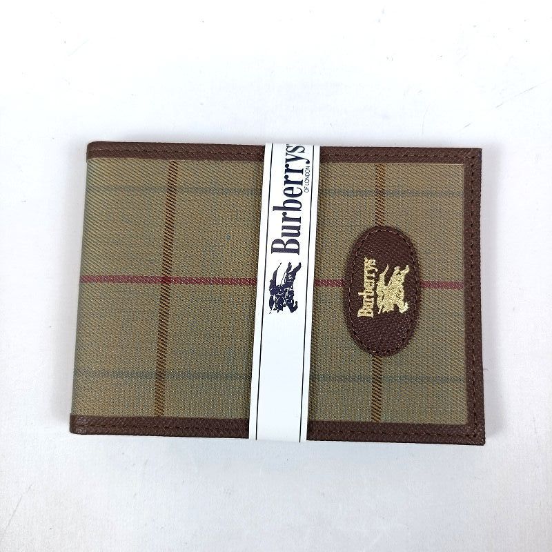 未使用 BURBERRYS バーバリーズ カードケース パスケース ブラウン
