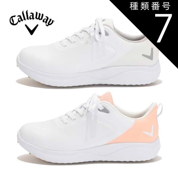 種類1：ホワイト/ピンク(1031)/22.5cm キャロウェイ アンザ スパイク