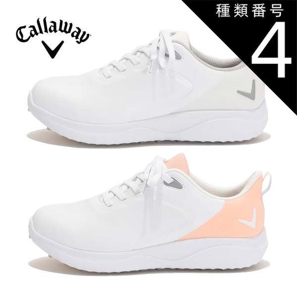 中古 パーリーゲイツ PEARLY GATES ゴルフシューズ 24cm ホワイト