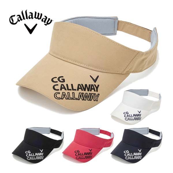 キャロウェイ 三段ロゴ バイザー ゴルフウェア メンズ C24191114
