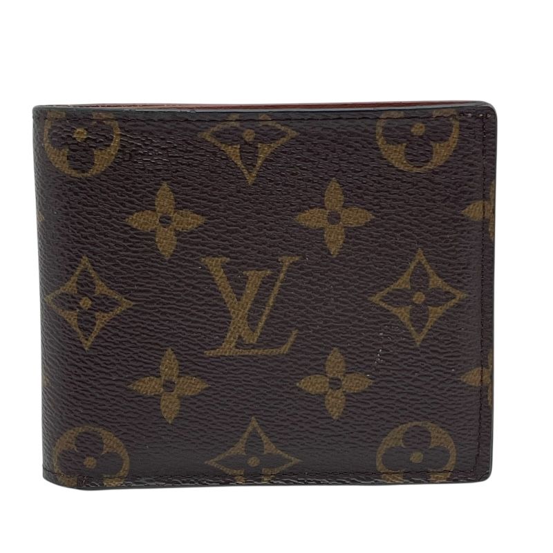 ルイ ヴィトン LOUIS VUITTON ポルトフォイユ マルコNM M62288 ブラウン モノグラムキャンバス メンズ 二つ折り財布