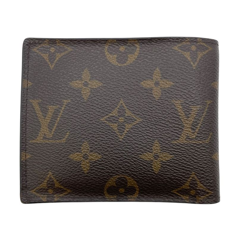 ルイ ヴィトン LOUIS VUITTON ポルトフォイユ マルコNM M 62288 ブラウン モノグラムキャンバス メンズ 二つ折り財布