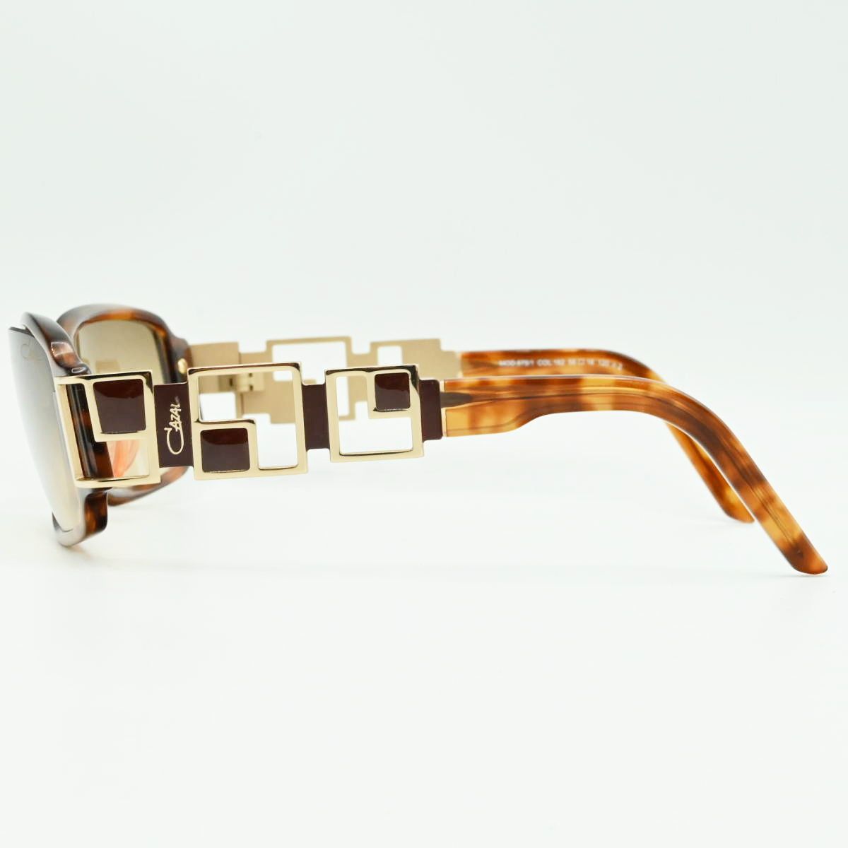 CAZAL カザール サイドデザイン セル/メタルフレーム ブラウン