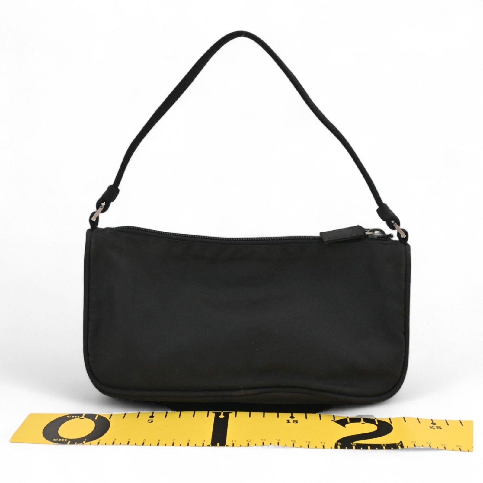 プラダ テスートナイロン ハンドバッグ ブラック Bランク pr6732hg