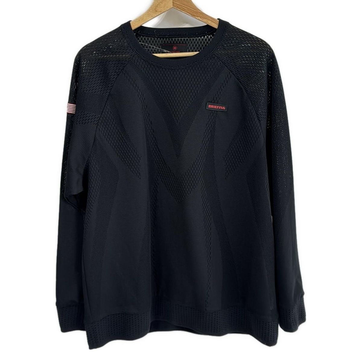 BRIEFING 長袖 BRIEFING(ブリーフィング) 長袖カットソー サイズXL メンズ美品 黒