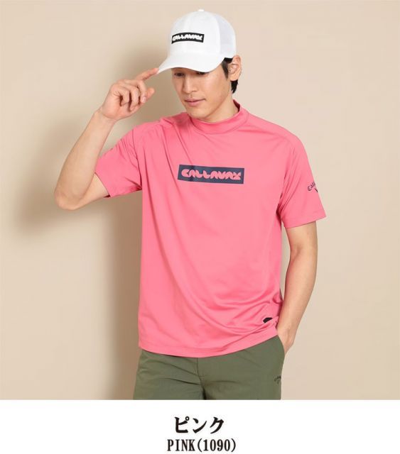 【Munsingwear】ゴルフウェア ホワイト ピンク Lサイズ 種類7：ピンク(1090)/3L キャロウェイ メンズ ゴルフウェア クール