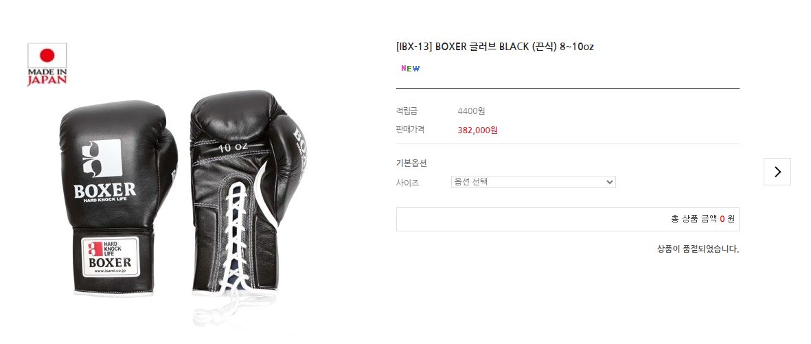 イサミ ibx 13 グローブ 10オンス