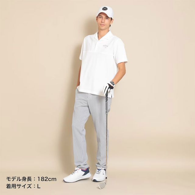 種類7：グレー(1020)/L キャロウェイ 8WAYストレッチ シアサッカー