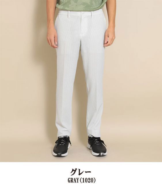 種類8：ネイビー(1120)/L キャロウェイ 8WAYストレッチ シアサッカー ロングパンツ ゴルフウェア メンズ C24126112 S-4L 