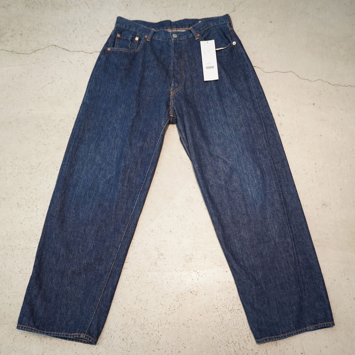 正規 COMOLI コモリ T01-03006 Denim 5P PANT NAVY デニム パンツ ジーンズ ネイビー 紺 サイズ1 本物1109P