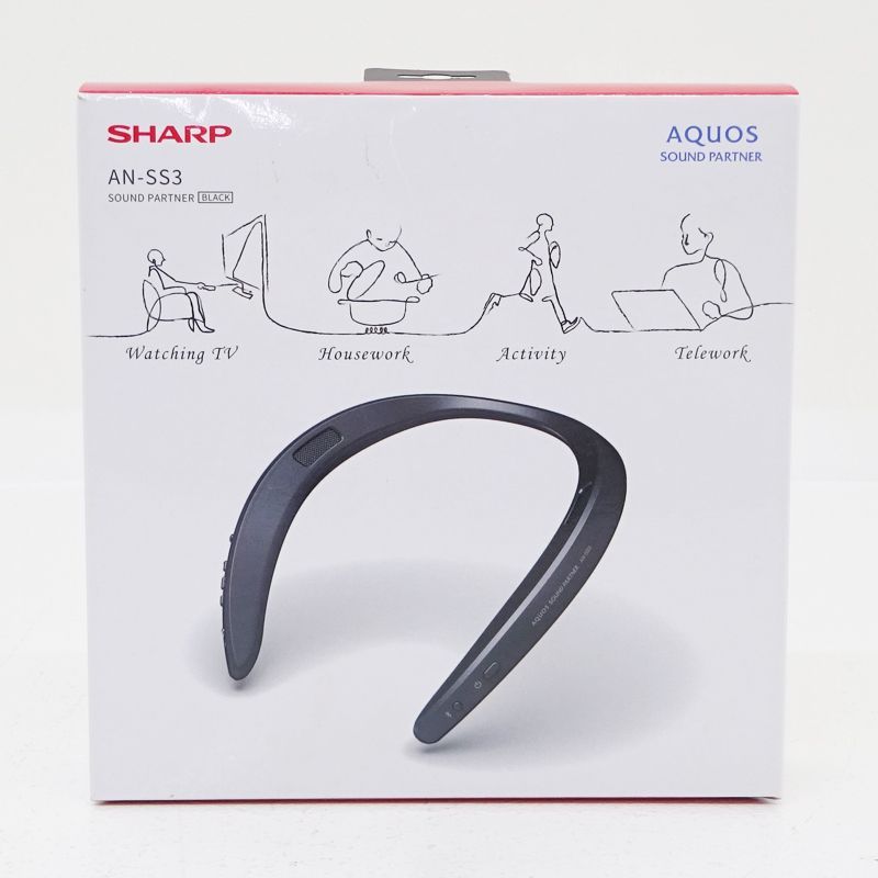 SHARP AN-SS3 ブラック ネックスピーカー AQUOS シャープ ネックスピーカー「AQUOS サウンドパートナー AN-SS3」を購入