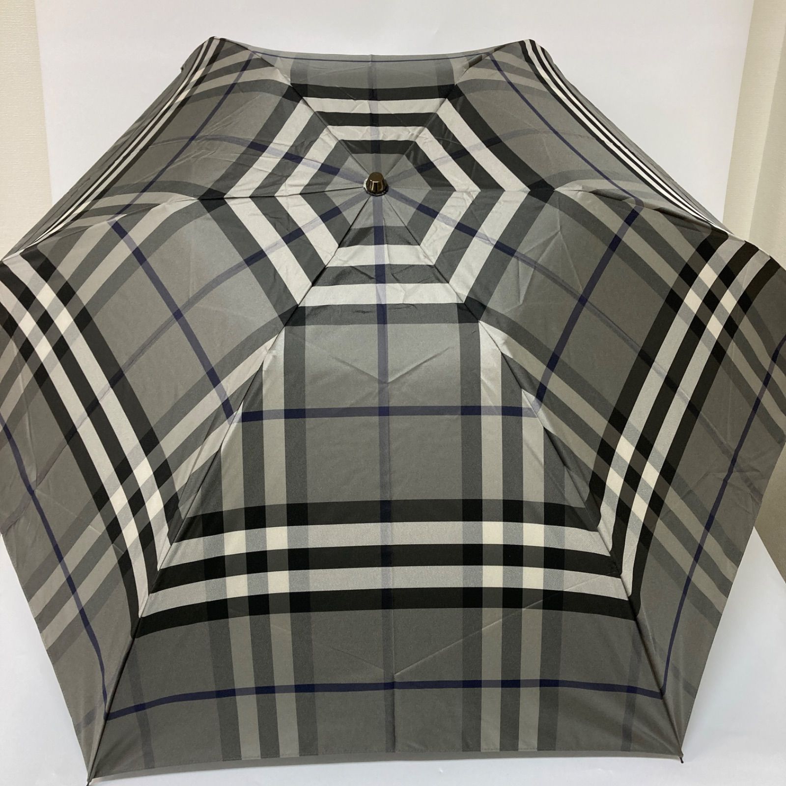 新品】BURBERRY バーバリー 傘 折りたたみ傘 グレー 【k1354】 - メルカリ