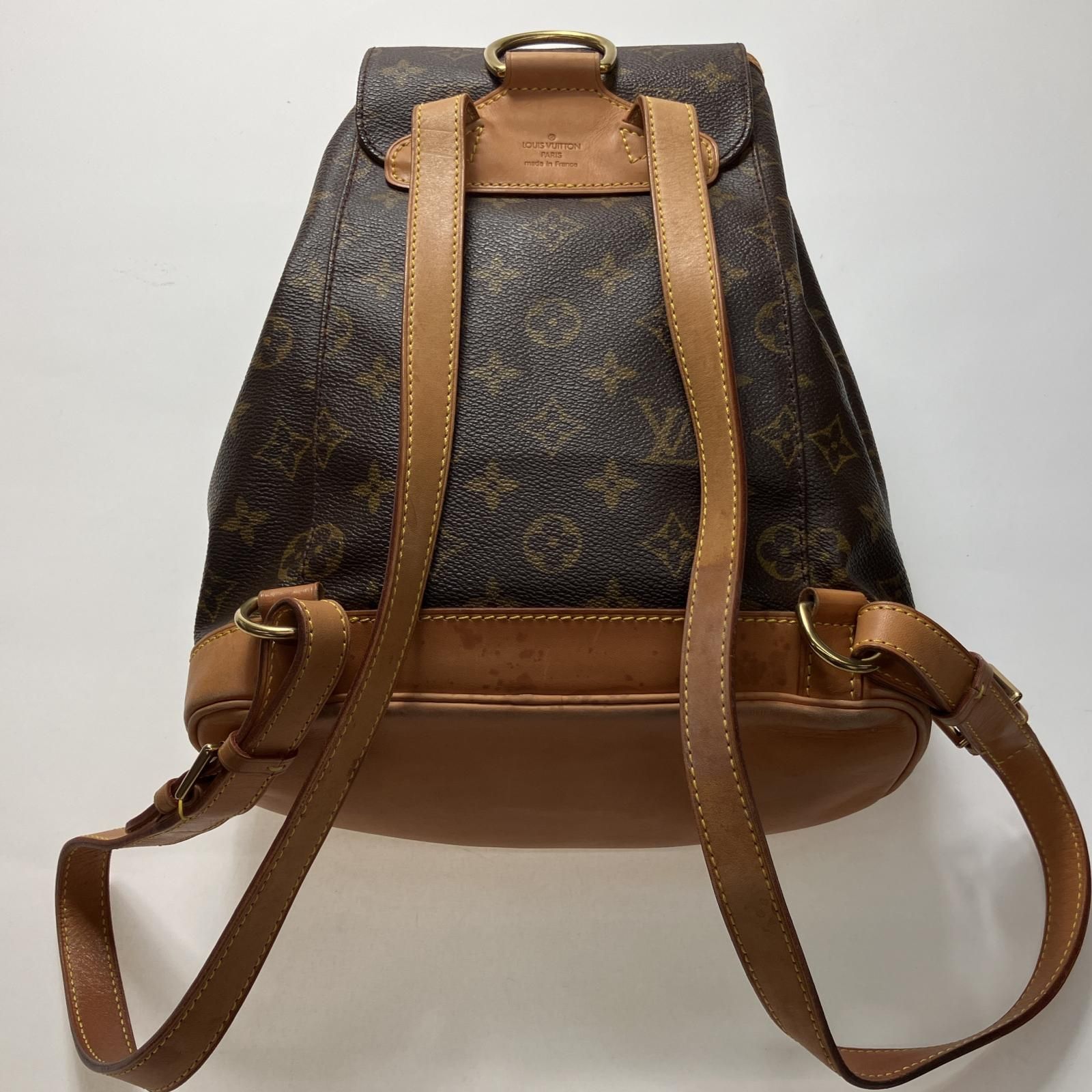 LOUIS VUITTON ルイヴィトン リュック モノグラム モンスリMM M51136 ブラウン