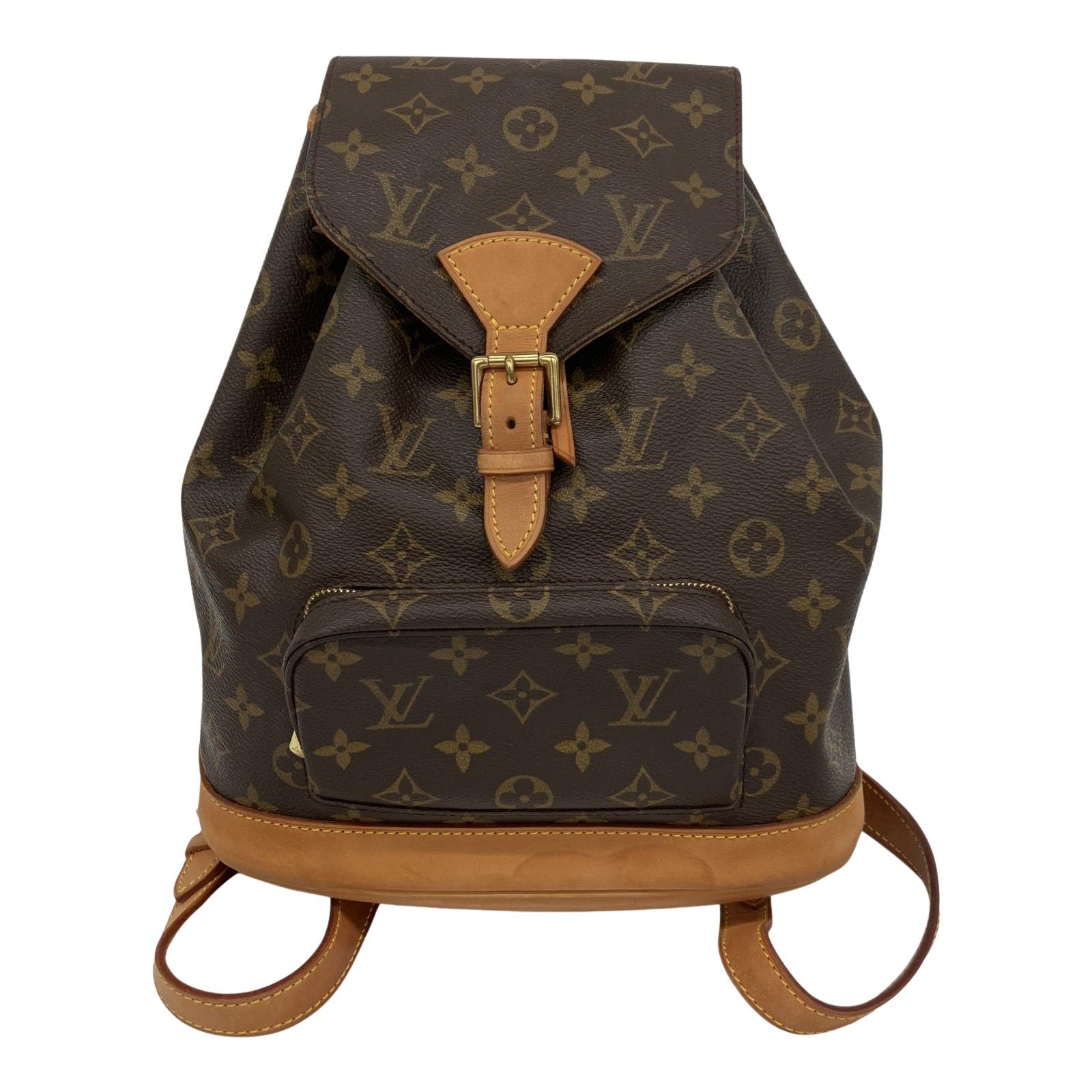 LOUIS VUITTON ルイヴィトン リュック モノグラム モンスリMM M51136 ブラウン